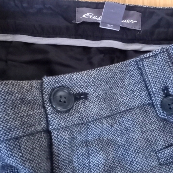 Eddie Bauer Classic Wool Blend Light Gray Skirt - Picture 13 of 15